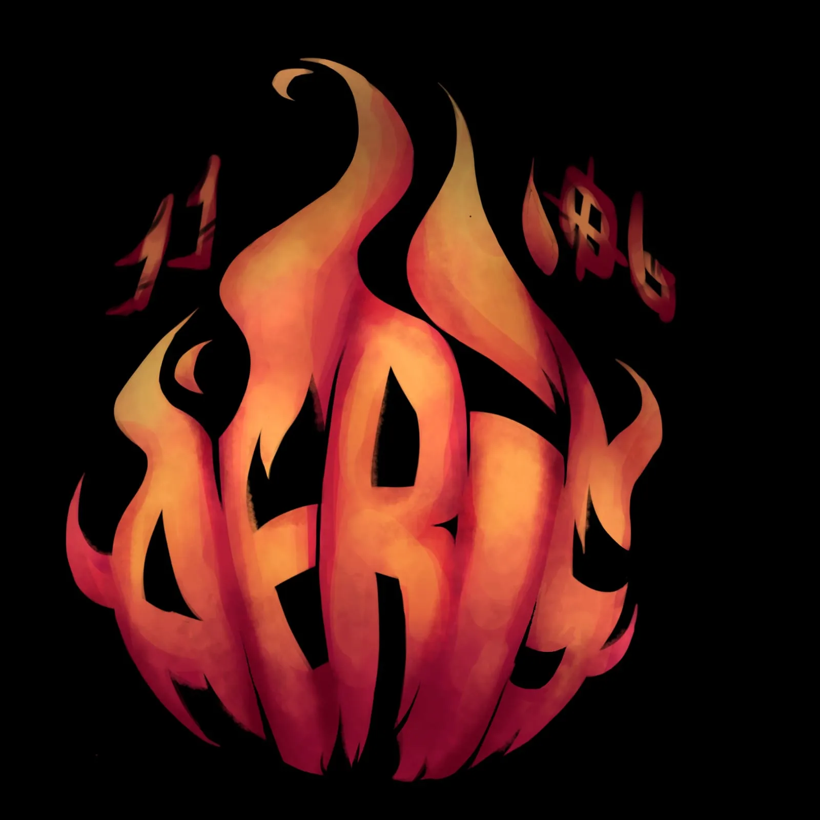 Logo Aeris em chamas