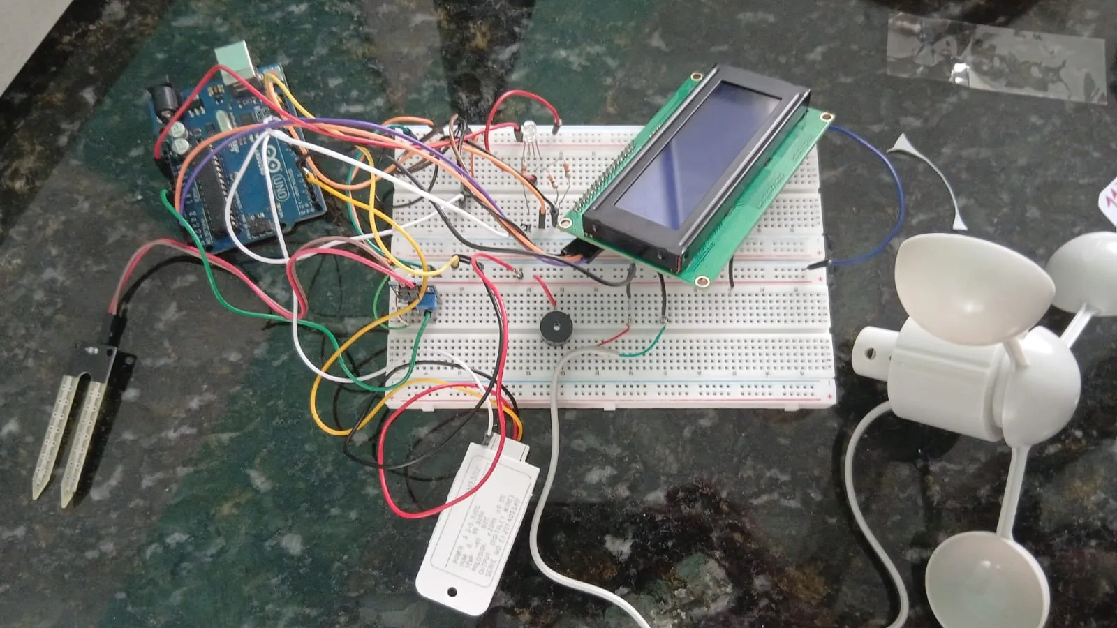 Testes na protoboard